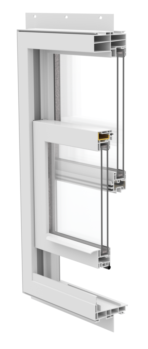 single hung window