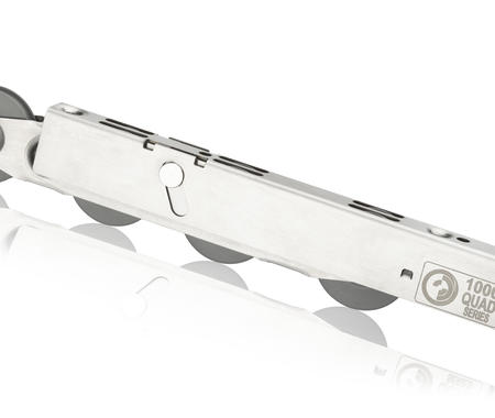 four-wheel metal roller track 